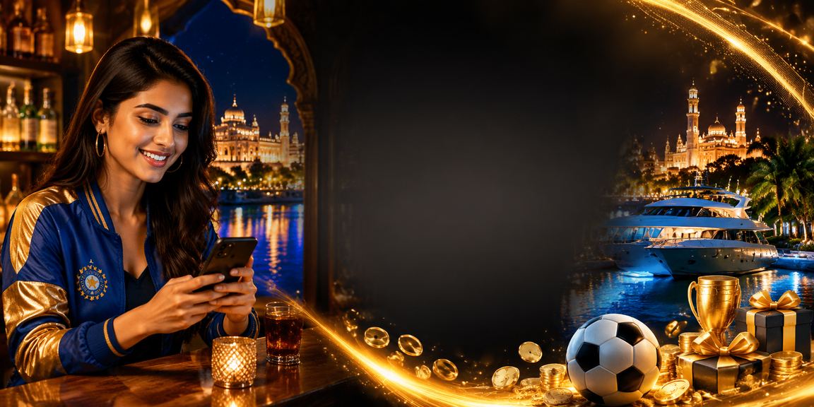 Historic city of Lucknow with cricket betting theme